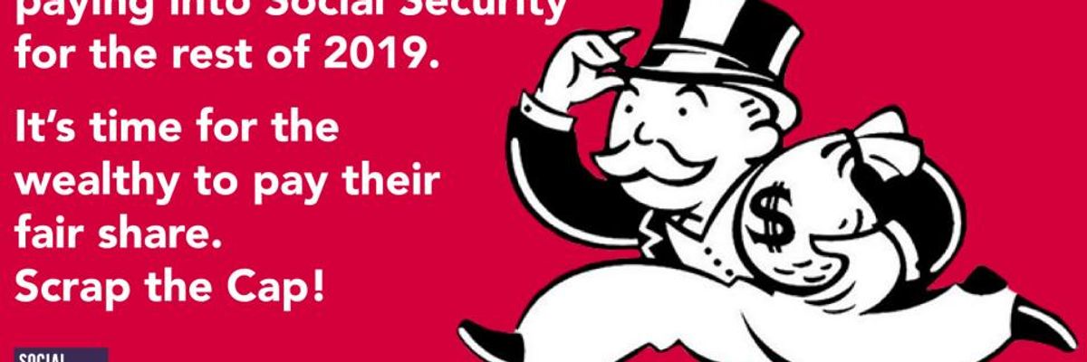 To Fix System That Let Trump Stop Paying Social Security Taxes 40 Minutes Into 2016, Sanders Says 'Time to Scrap the Cap'