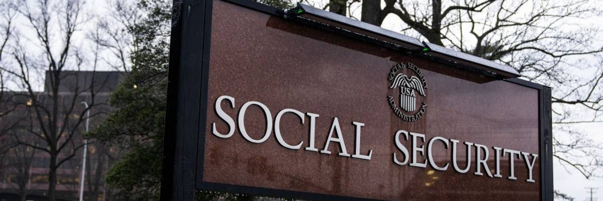 Social Security Sign