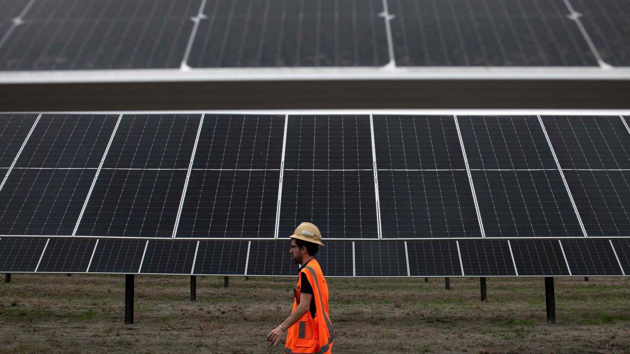 Solar panels in Texas.