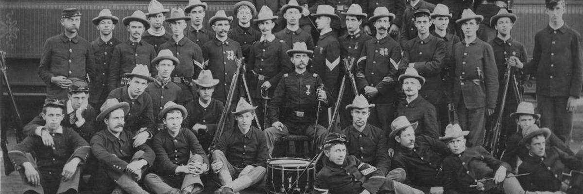 Soldiers Deployed For The Pullman Strike