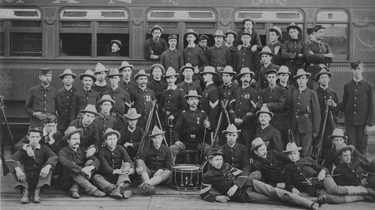 Soldiers Deployed For The Pullman Strike