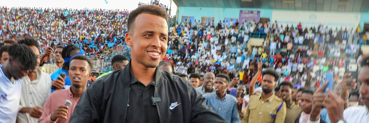 Somali referee Artan greeted by fans after being denied US entry for World Cup