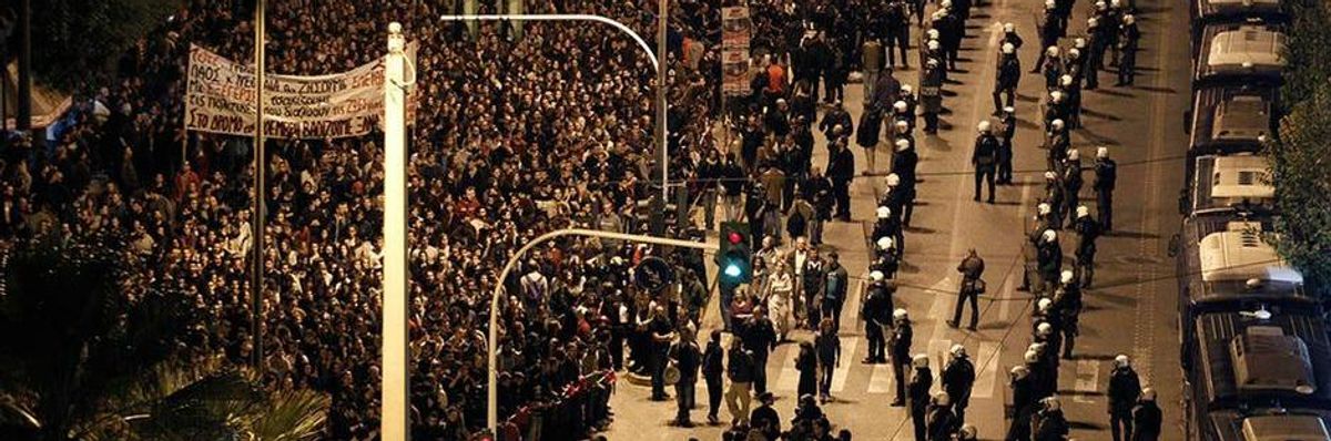 Tens of Thousands in Athens Commemorate Revolt Against US-Backed Military Dictatorship