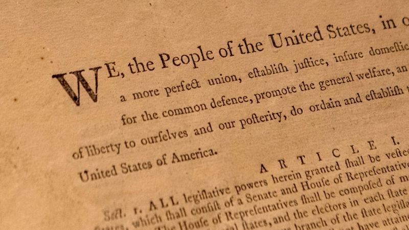 Sotheby's To Auction The Official Edition Of The U.S. Constitution