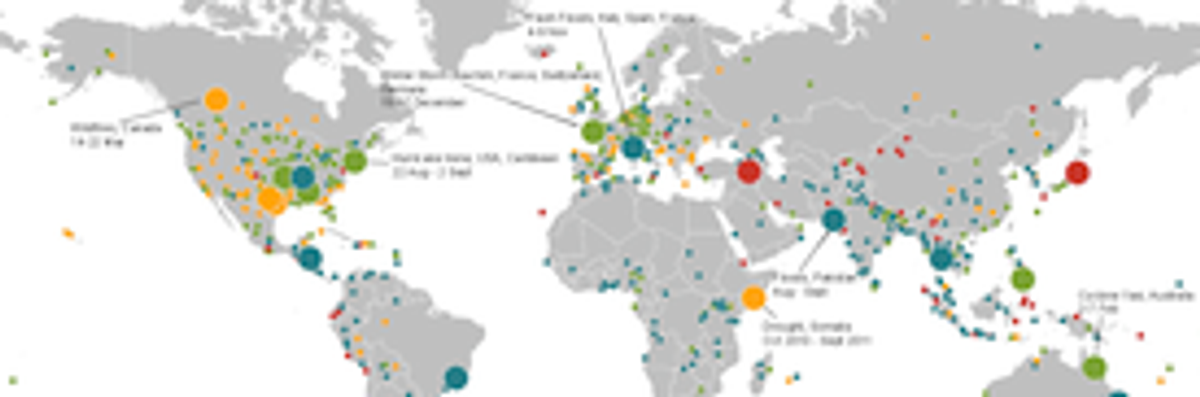 Climate-Related Severe Weather Made 2011 Costliest Year on Record: Reports