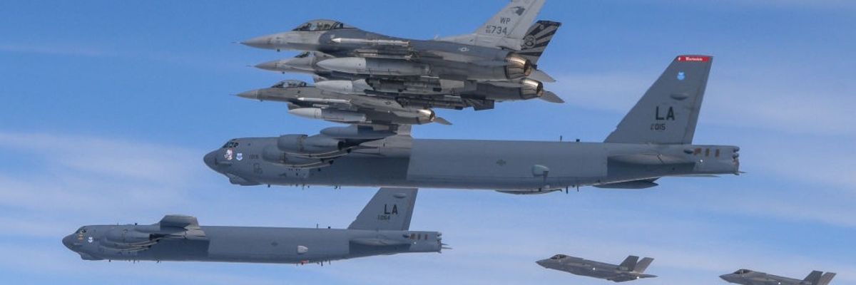 South Korea And United States Hold Joint Air Drills