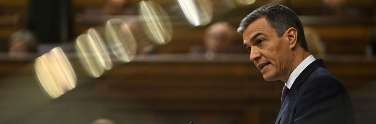 Spain's Prime Minister Sanchez