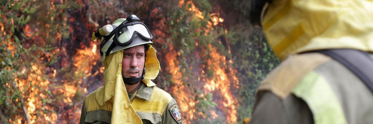 Spanish firefighters