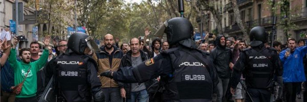 More Than 700 Injured as Spanish Police Try to Prevent Catalan Independence Vote