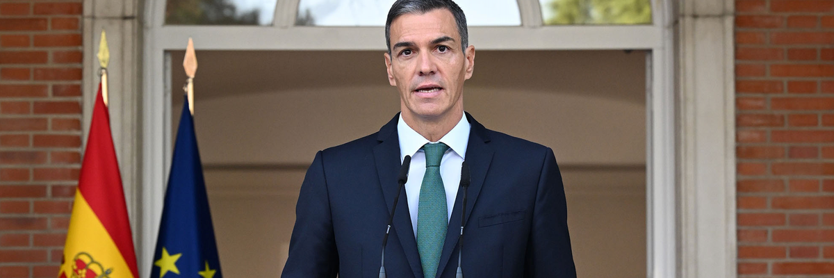 Spanish Prime Minister Pedro Sánchez speaks