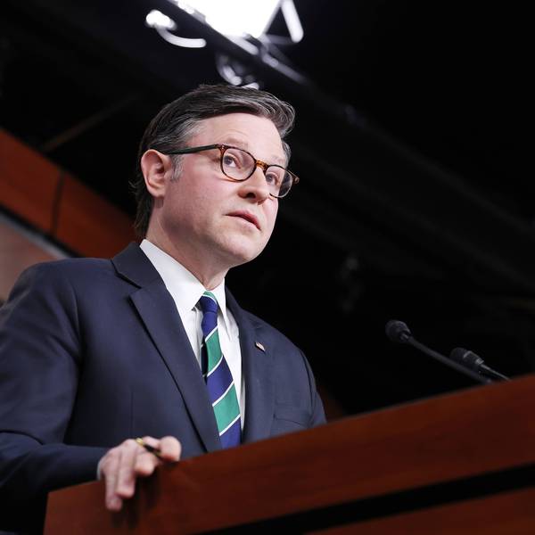 Speaker Johnson Holds His Weekly Press Conference On Capitol Hill