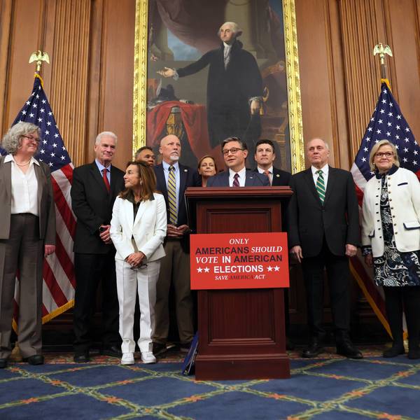 Speaker Johnson Holds Press Conference On House Passage Of SAVE America Act