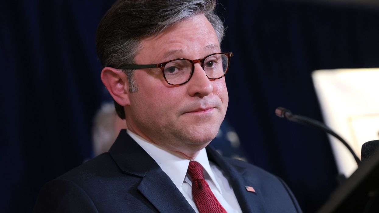 Speaker Johnson Speaks To The Press Following GOP Caucus Meeting