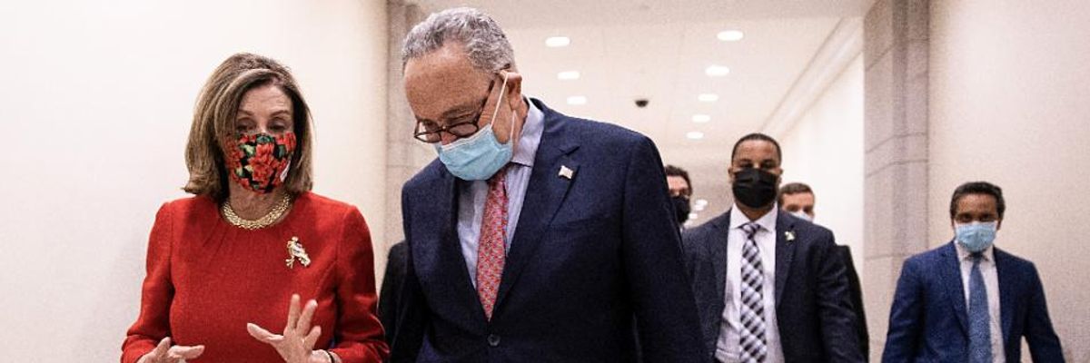 As GOP Senators Push Smaller Covid-19 Relief Package, Dem Leaders Move to Advance Biden's Bolder Plan