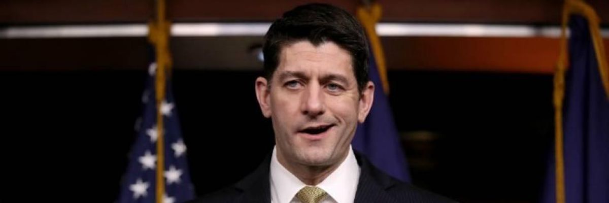 'Morally Bankrupt': After Tax Cuts for Richest, House GOP Unveils $5.4 Trillion Attack on Nation's Safety Net