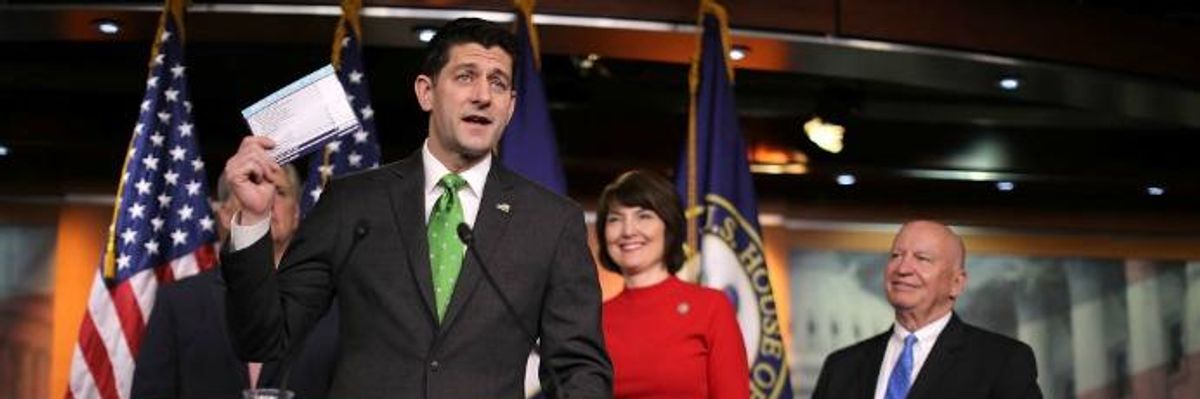 With Most Benefits Going to Rich, 'Reckless and Stupid' GOP Tax Scam 2.0 Could Cost $3 Trillion Over Ten Years