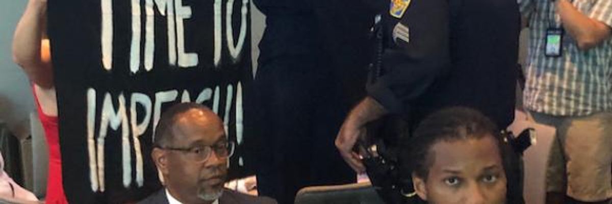 'She Is Failing Us': Demanding Trump Impeachment, Progressives Disrupt Pelosi 'Resistance' Award Ceremony