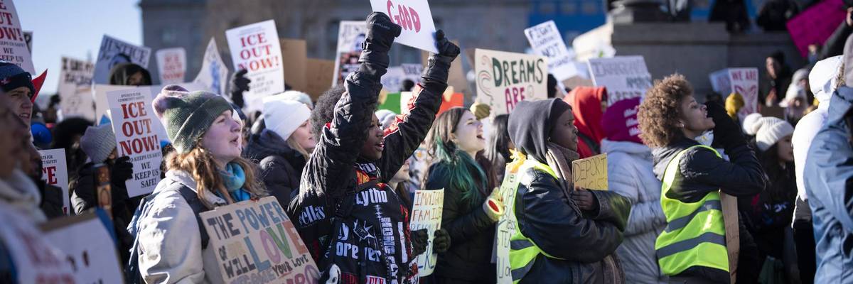 St. Paul, Minnesota student anti-ICE (Immigration and Customs Enforcement) demonstrations, January 2026