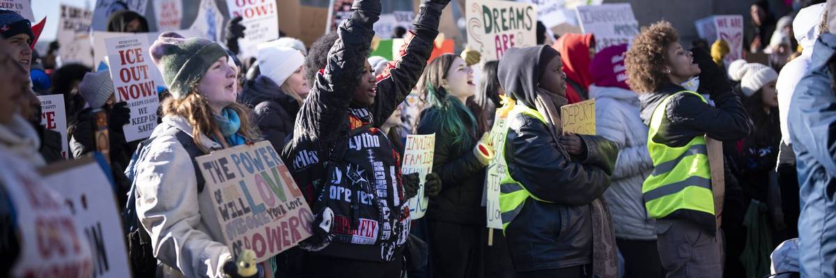 St. Paul, Minnesota student anti-ICE (Immigration and Customs Enforcement) demonstrations, January 2026