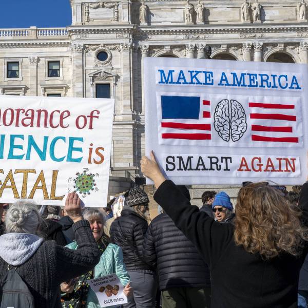 Stand up for science rally at the capitol in Minnesota