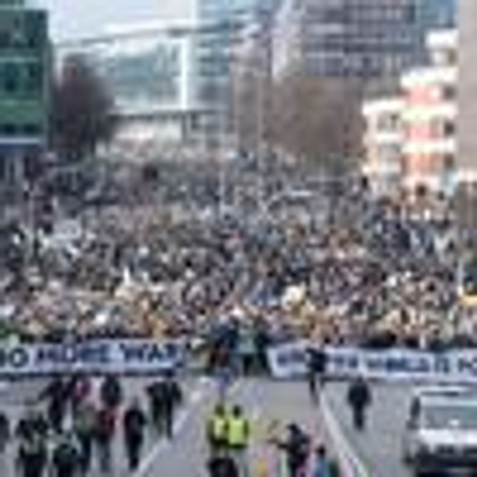 Stand with Ukraine march in Hamburg