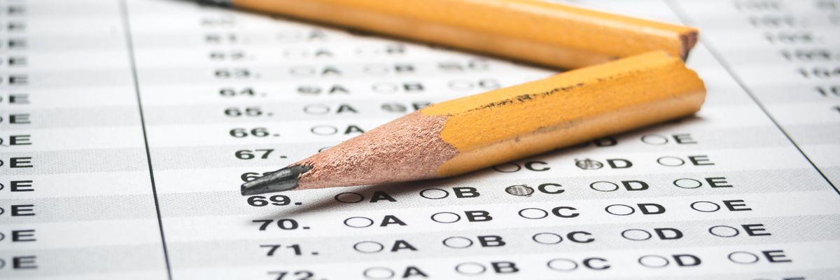 Standardized testing and a broken pencil