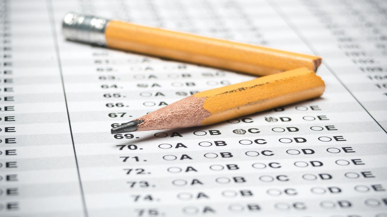 Standardized testing and a broken pencil