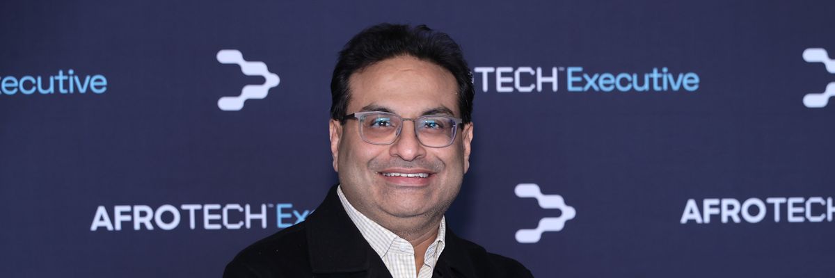 Starbucks chief executive officer Laxman Narasimhan attends the AfroTech Executive Seattle Event at Four Seasons Hotel on March 30, 2023. 