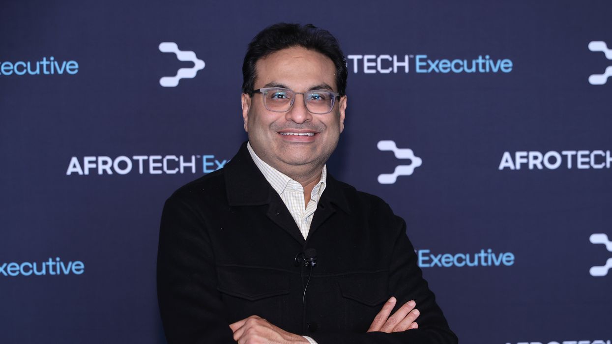 Starbucks chief executive officer Laxman Narasimhan attends the AfroTech Executive Seattle Event at Four Seasons Hotel on March 30, 2023. 