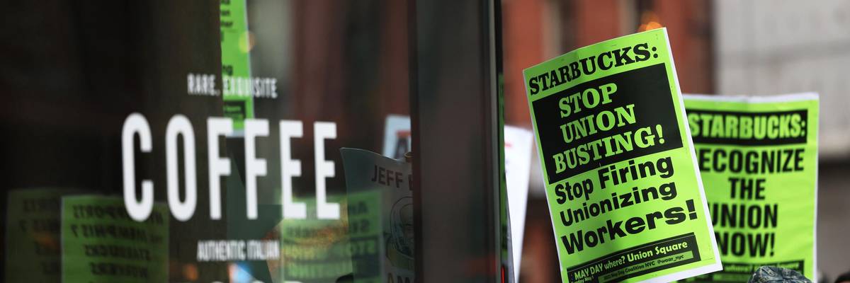 Starbucks protest