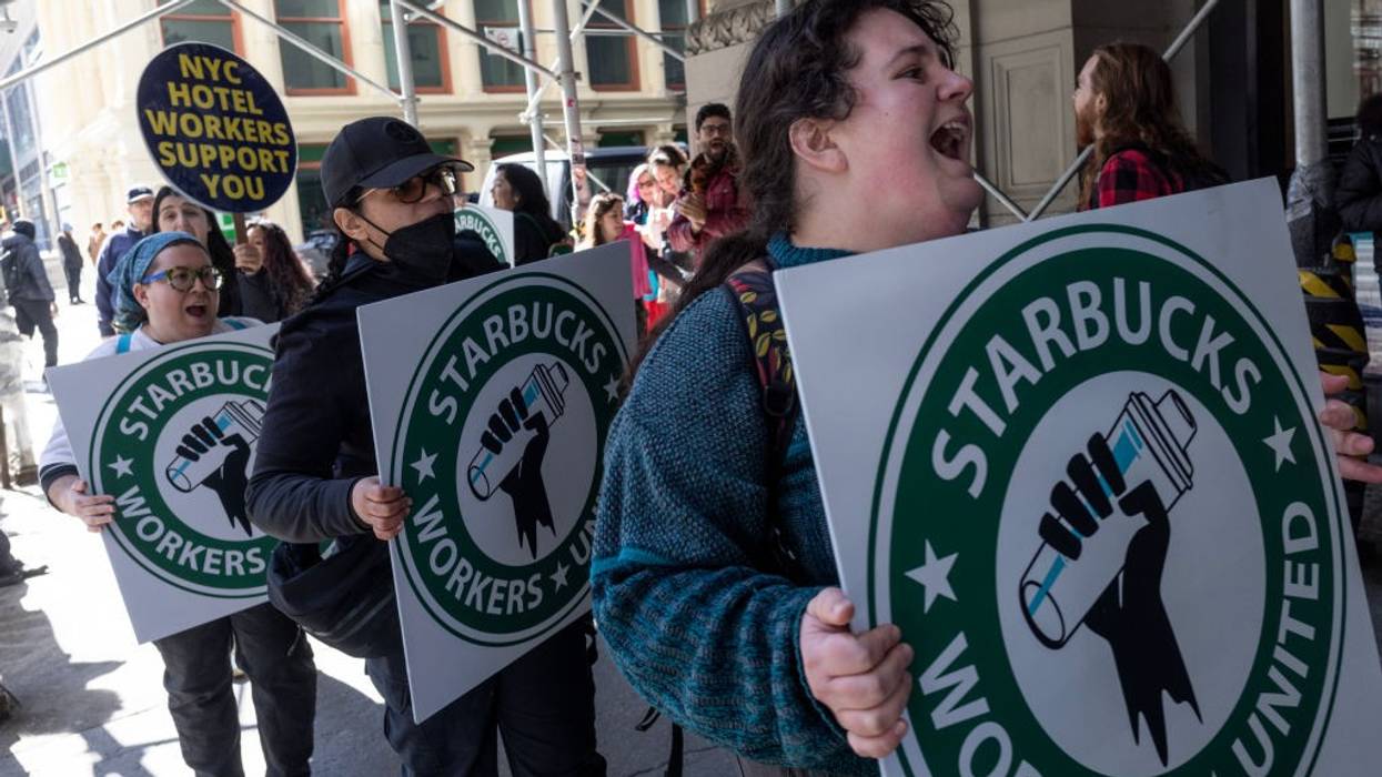 Starbucks Workers Go On Strike