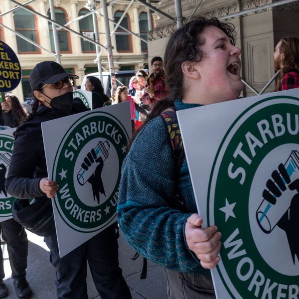 Starbucks Workers Go On Strike