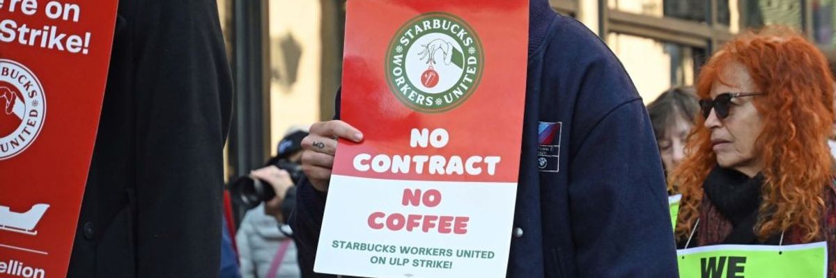 Starbucks Workers Have Gone On Strke Do To Overwhelming Demands