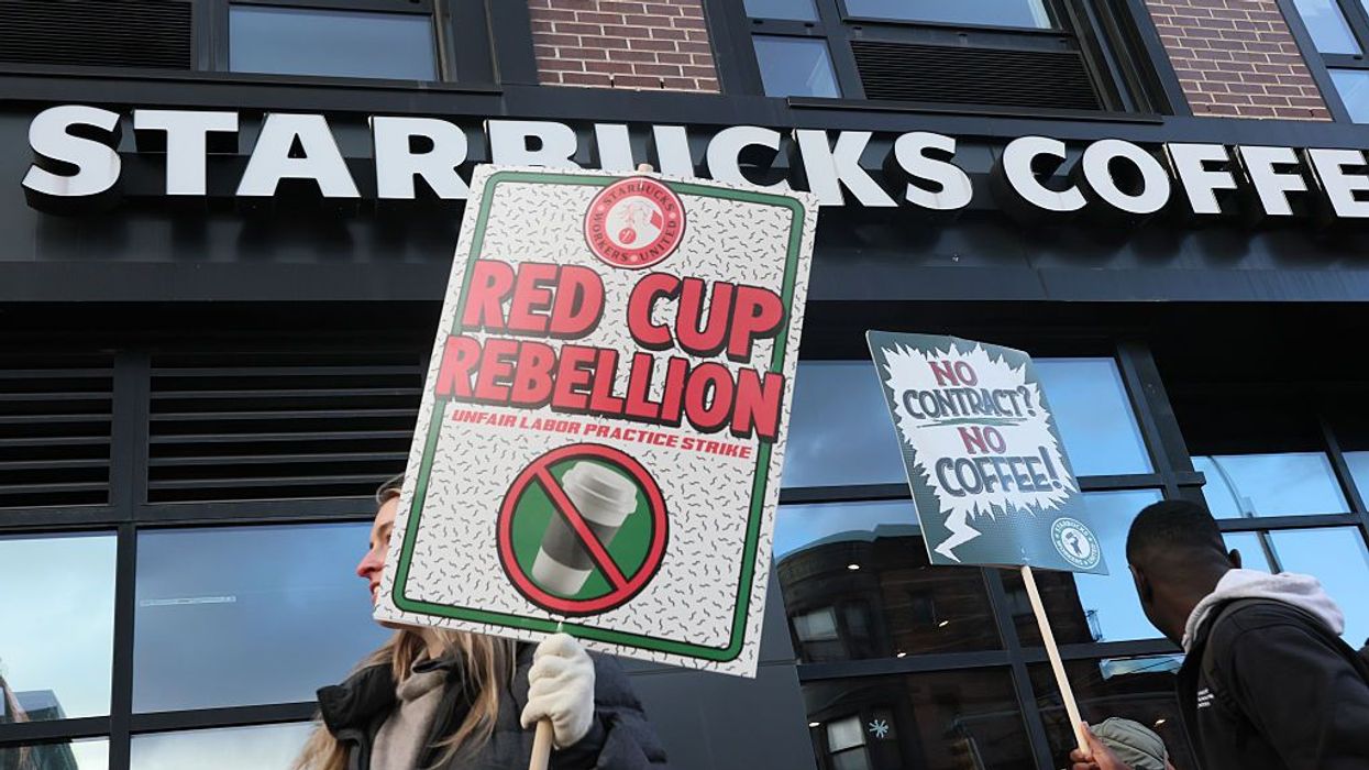 'Don't Cross the Picket Line': No Kings Alliance Backs Starbucks Boycott During Workers Strike