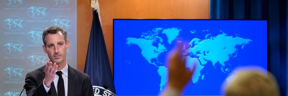 State Department spokesman Ned Price