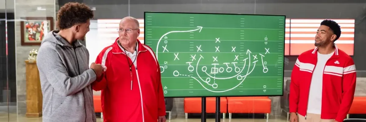 State Farm ad with Patrick Mahomes and Andy Reid