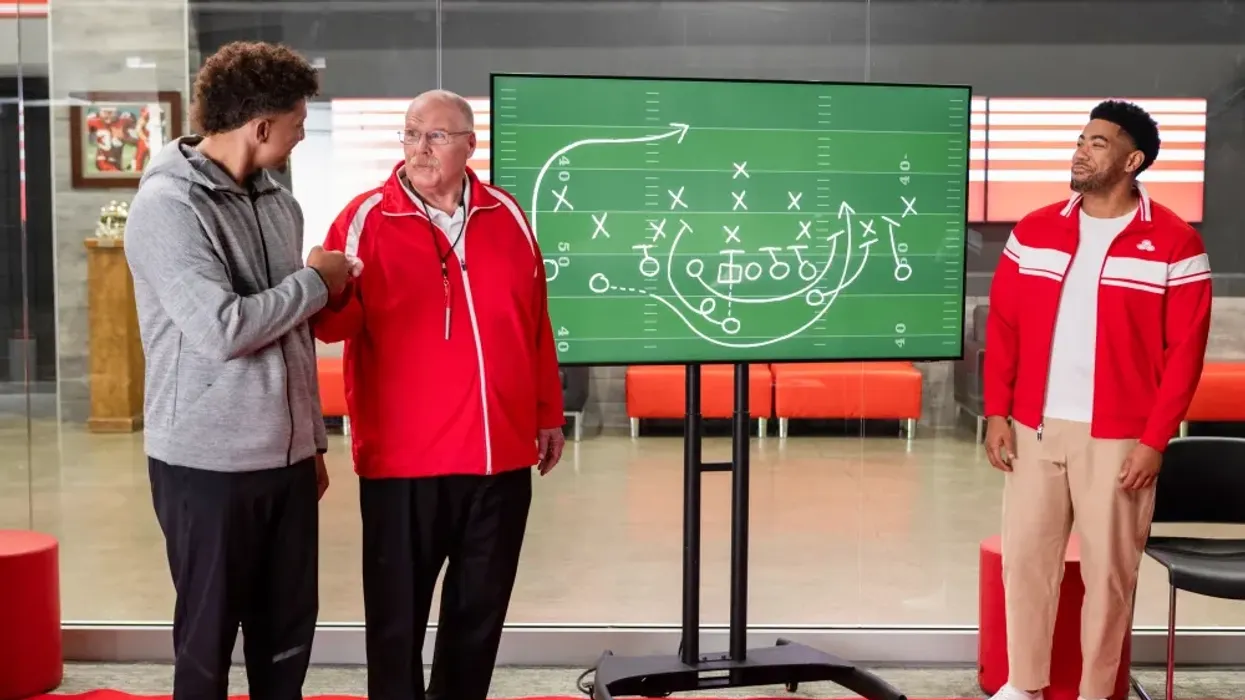 State Farm ad with Patrick Mahomes and Andy Reid