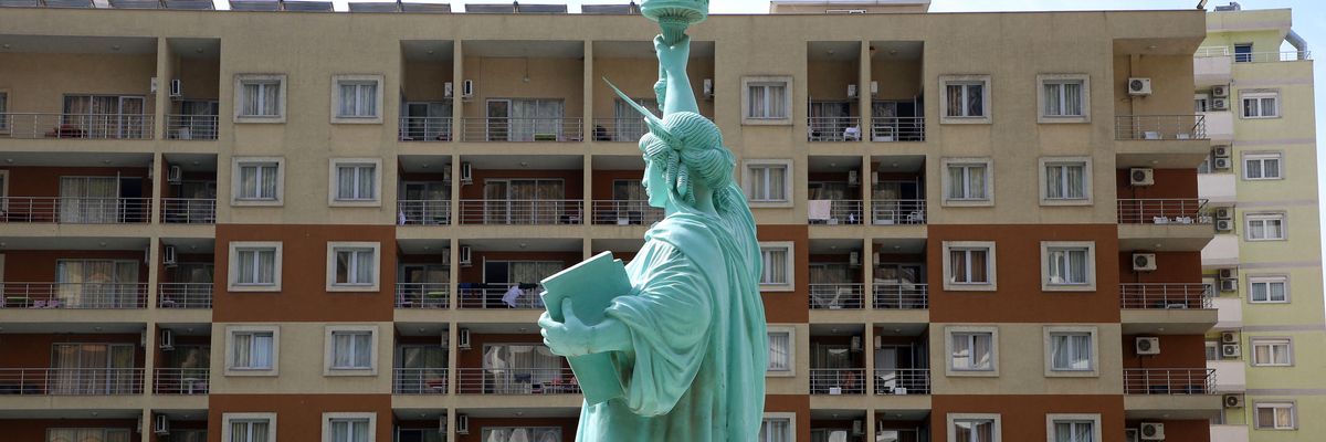 Statue of Liberty Mock-Up in China