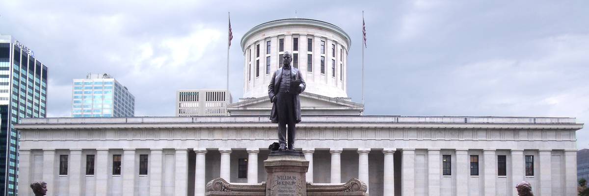 Statue of William McKinley.