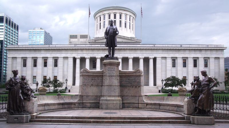 Statue of William McKinley.