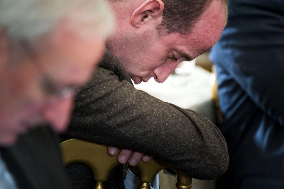 Stephen Miller nods off