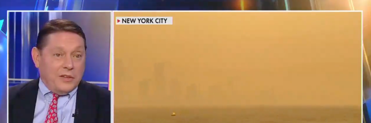 Steve Milloy, a senior policy fellow at the Energy & Environment Legal Institute, speaks during a Fox News appearance