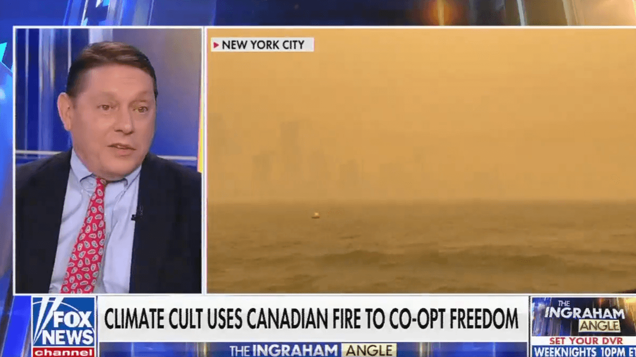 Steve Milloy, a senior policy fellow at the Energy & Environment Legal Institute, speaks during a Fox News appearance