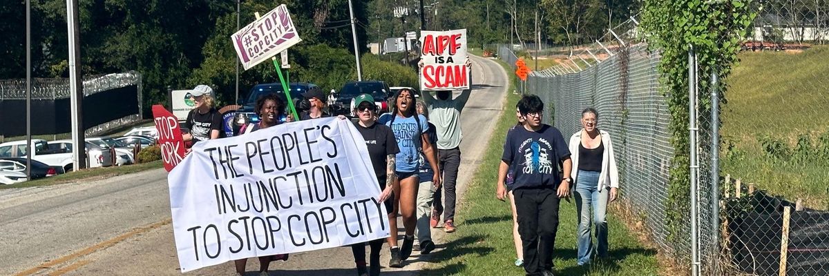 Stop Cop City protesters