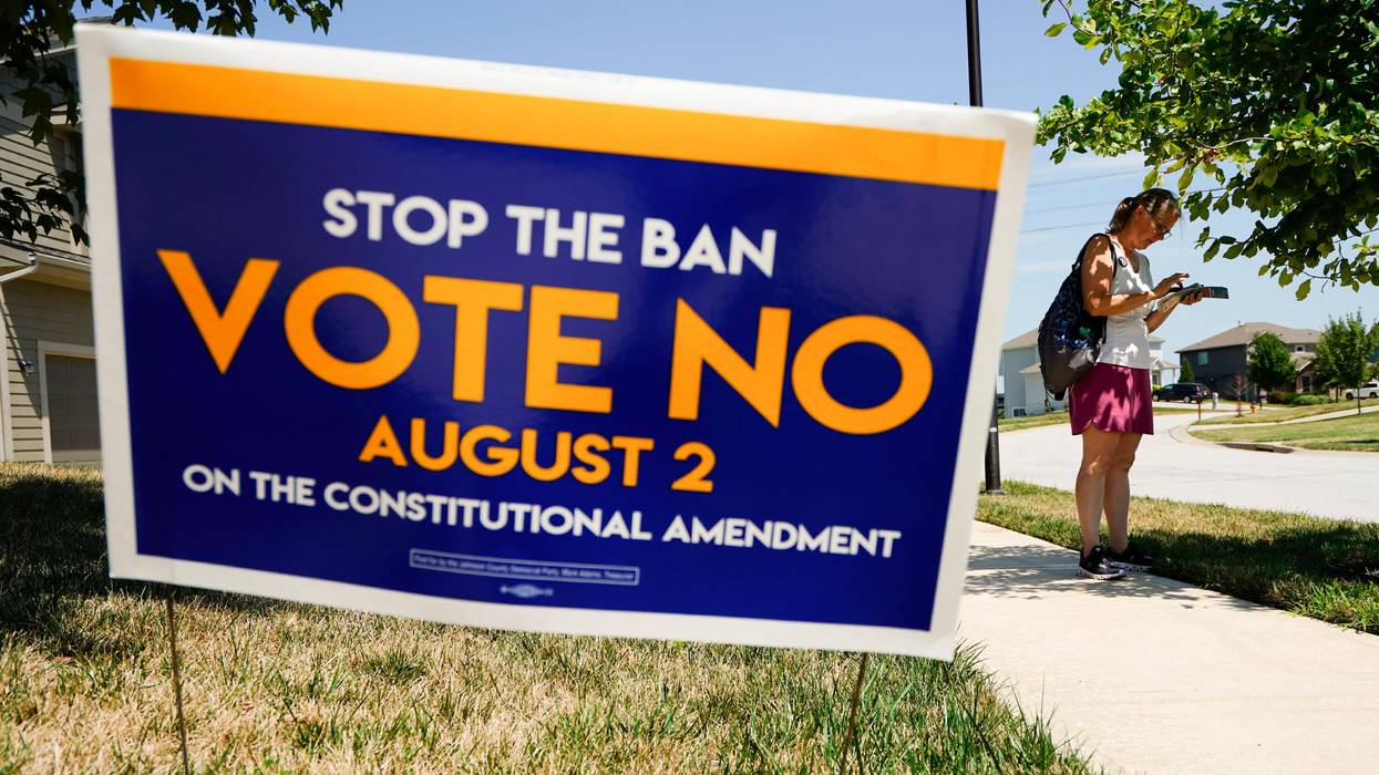 Stop the Ban sign in Kansas