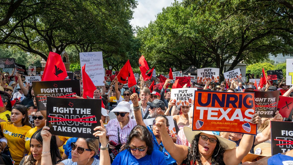 "Stop the Trump Takeover" demonstration in Austin, Texas