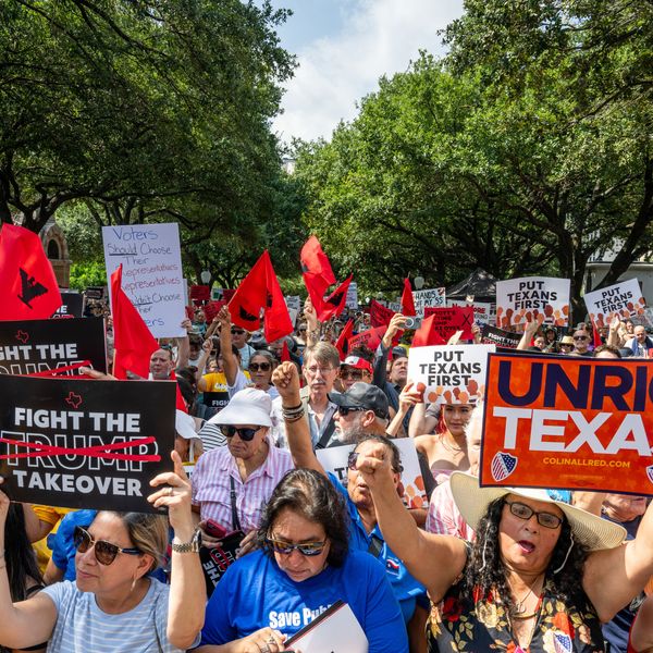 "Stop the Trump Takeover" demonstration in Austin, Texas