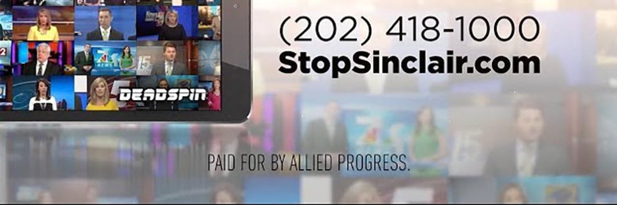 Sinclair Broadcasting Airs Allied Progress Ad - Between Attacks on the Group