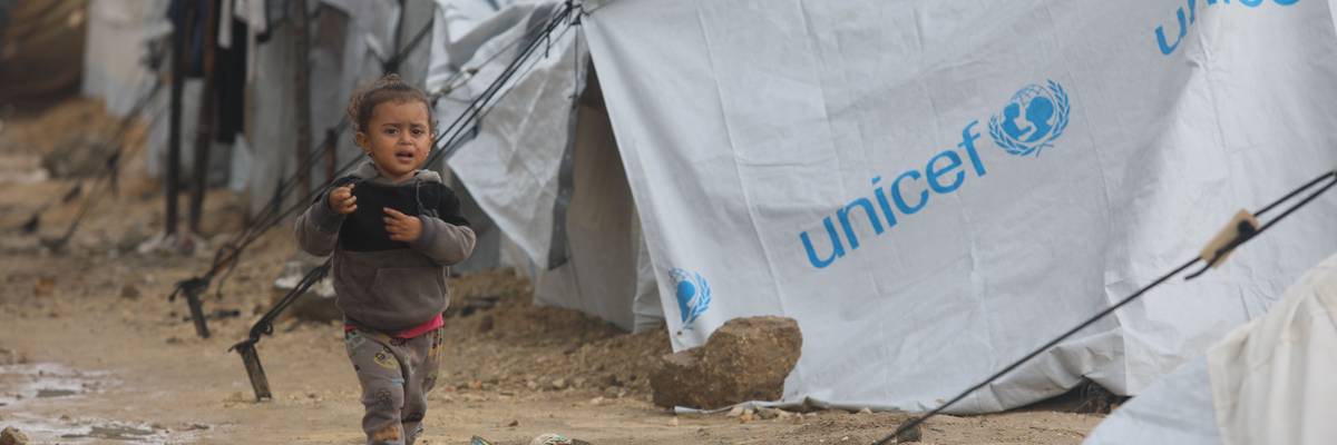 Storm and heavy rain worsen conditions for displaced Palestinians in Gaza