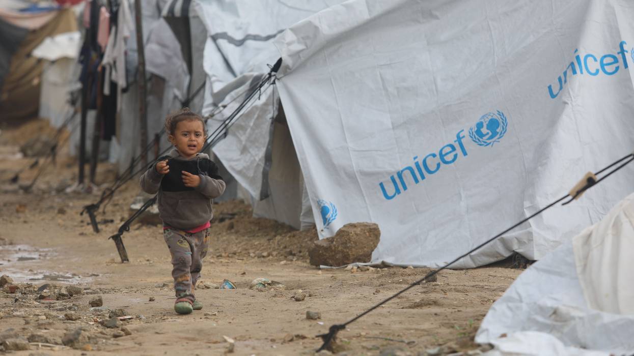 Storm and heavy rain worsen conditions for displaced Palestinians in Gaza